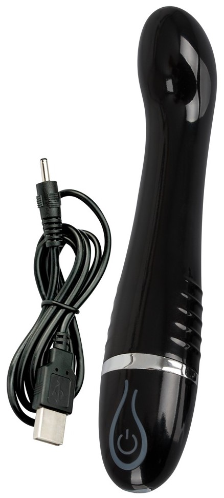 Вибратор для точки G Vibrator With Night Light, черный