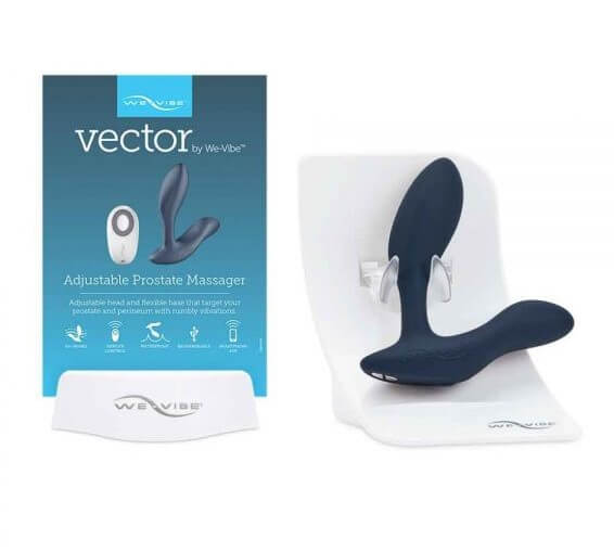 Массажер простаты с дистанционным управлением Vector by We-Vibe, голубой