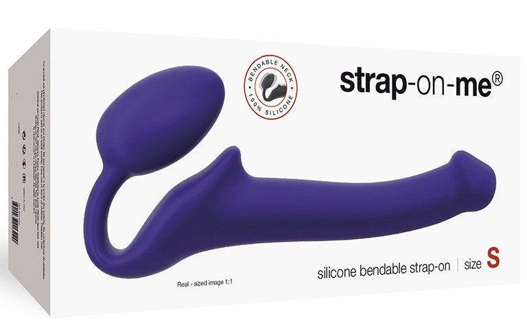 Безремневой страпон Strap-On-Me Dildo Size S, фиолетовый