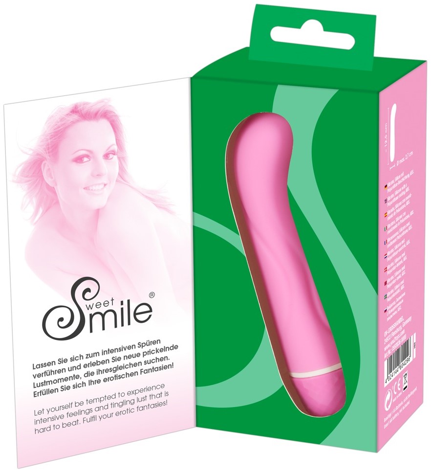 Вибратор для точки G Smile mini G-Spote Vibrator, розовый