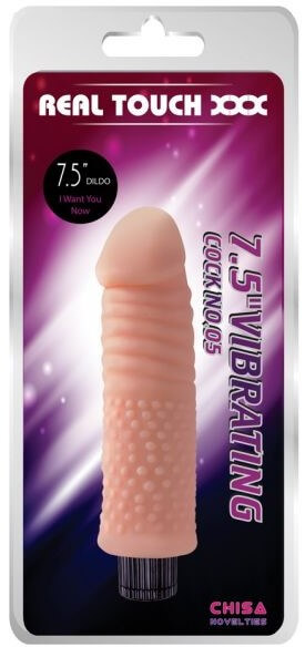 Вибратор Real Touch XXX Cock 05 - 18,5 см, телесный