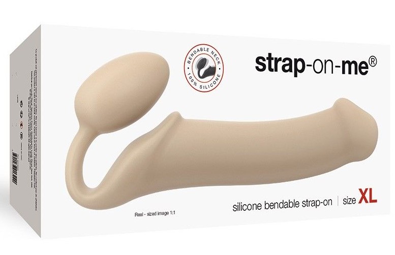 Безремневой страпон Strap-On-Me Dildo Size XL, телесный