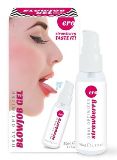 Гель для минета Oral Optimizer Blowjob Gel Strawberry - клубника, 50 мл
