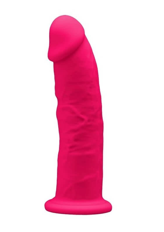 Силиконовый фаллоимитатор Silexd Premium Silicone Dildo Model 2 - размер 6, розовый