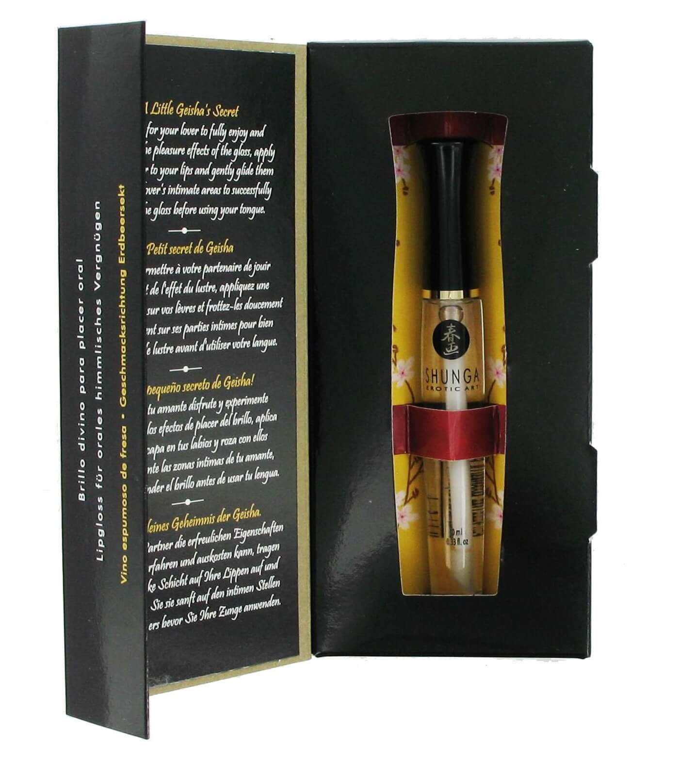 Блеск для губ Shunga Divine Oral Pleasure Sparkling Strawberry Wine, 10 мл