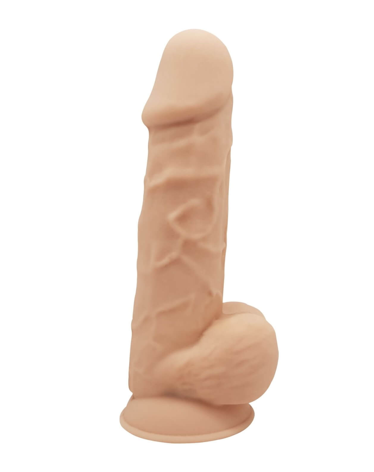 Фаллоимитатор Silexd Premium Silicone Dildo Model 4 - размер 8.5, телесный