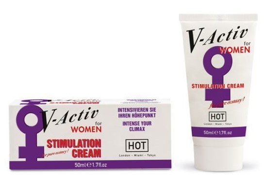 Стимулирующий крем для женщин V-Activ For Women Stimulation Cream, 50 мл