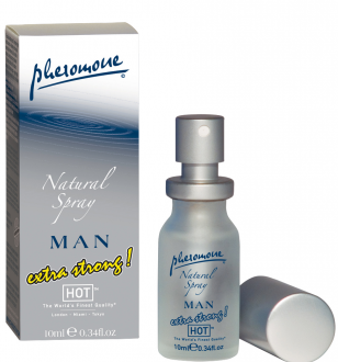 Мужские духи с феромонами Hot Pheromone Natural Spray Man Extra Strong, 10 мл