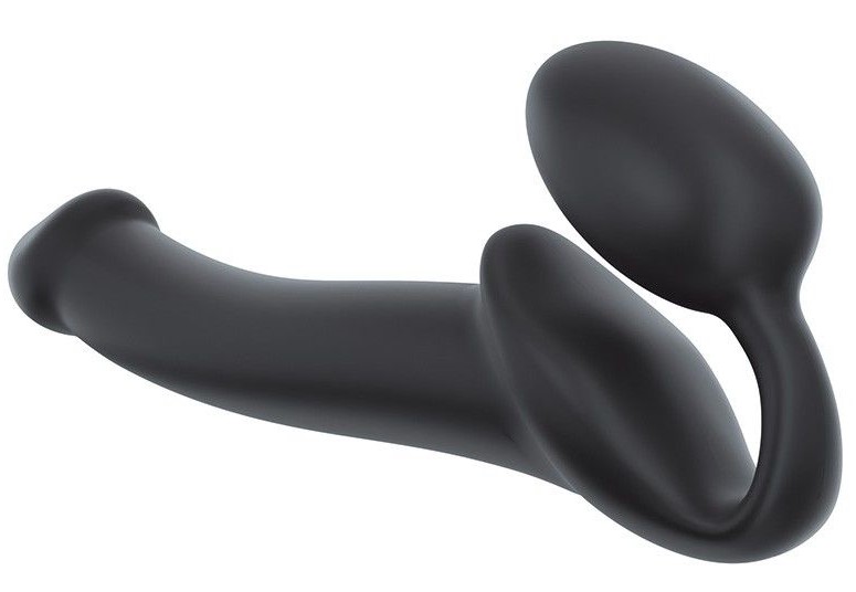 Безремневой страпон Strap-On-Me Dildo Size M, черный