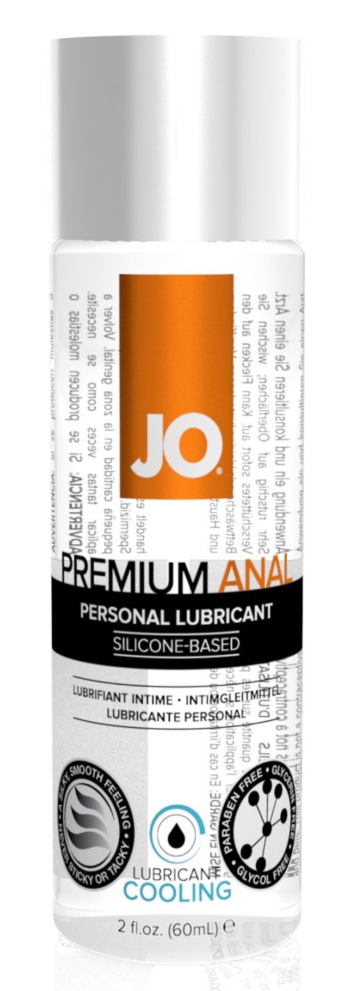 Анальный лубрикант на силиконовой основе JO Premium Anal Lubricant Cooling - охлаждающий эффект, 60 мл