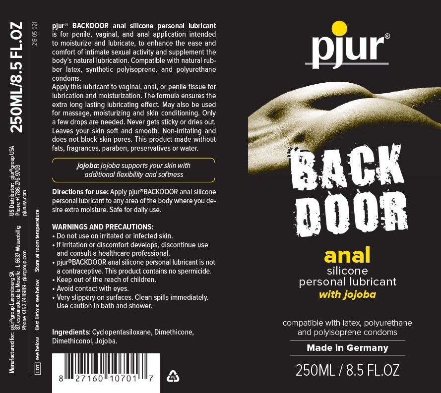 Анальный лубрикант Pjur Backdoor Relaxing Anal Silicone Lubricant, 250 мл