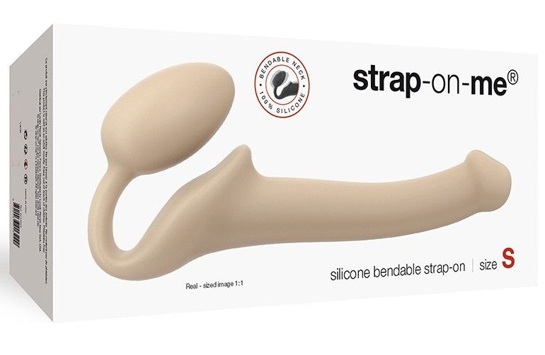 Безремневой страпон Strap-On-Me Dildo Size S, телесный