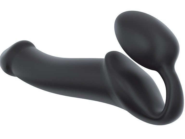 Безремневой страпон Strap-On-Me Dildo Size L, черный