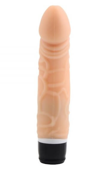 Реалистичный вибратор M-Mello Thick Realistic Dildo - 20 см, телесный