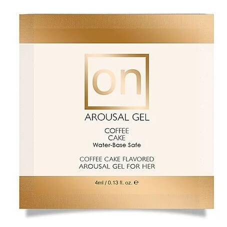 Пробник возбуждающего геля Sensuva On Arousal Gel Coffee Cake - кофейное пирожное, 4 мл