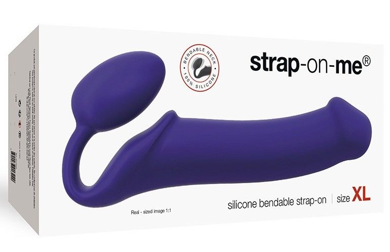 Безремневой страпон Strap-On-Me Dildo Size XL, фиолетовый