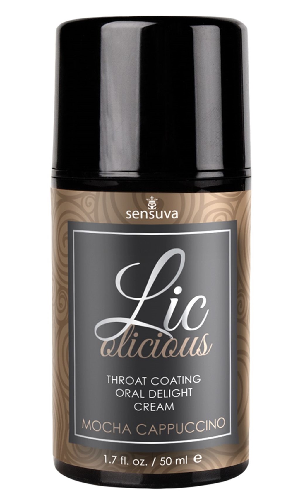 Съедобный крем для минета Sensuva Lic-o-licious Cappuccino - капучино, 50 мл