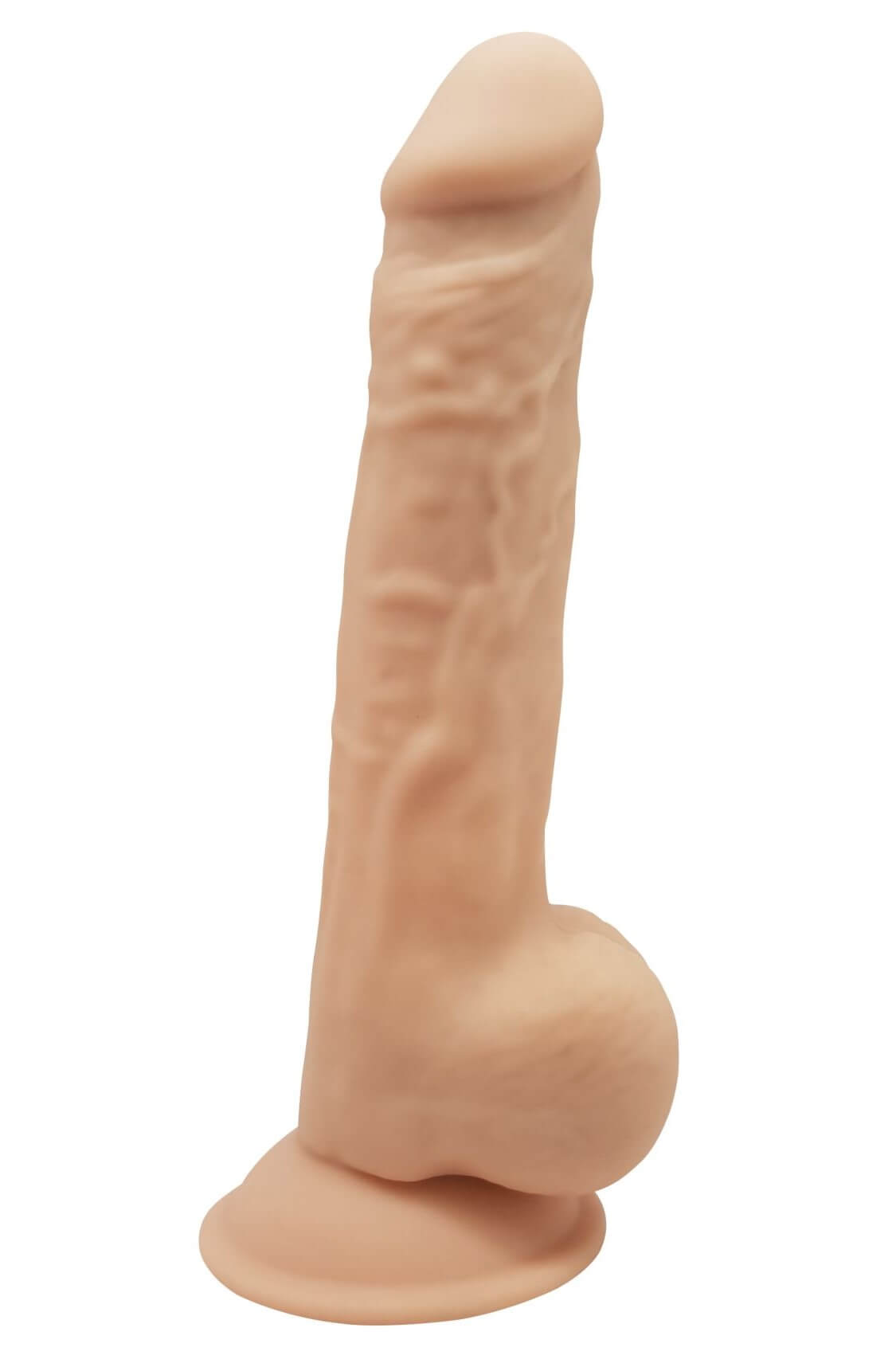 Силиконовый фаллоимитатор Silexd Premium Silicone Dildo Model 3 - размер 9.5, телесный