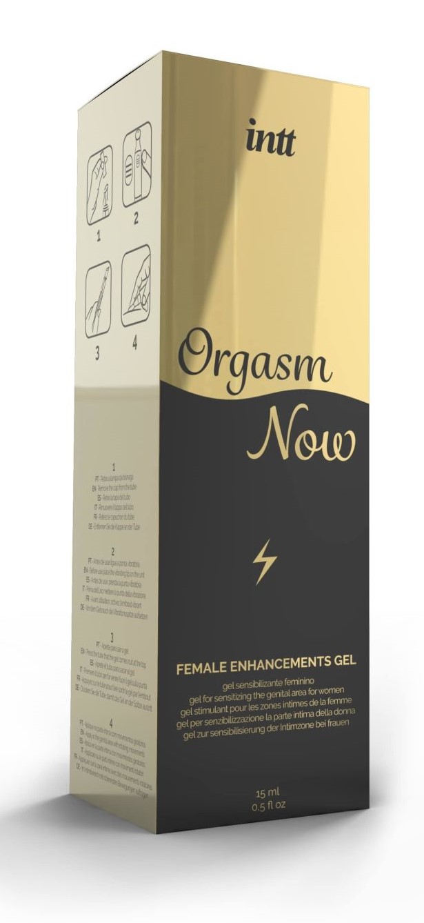 Возбуждающий гель для клитора с вибратором intt Orgasm Now, 15 мл