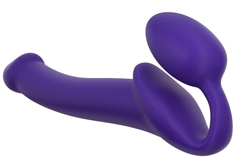 Безремневой страпон Strap-On-Me Dildo Size M, фиолетовый