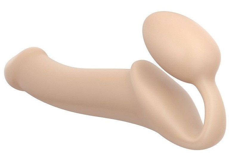 Безремневой страпон Strap-On-Me Dildo Size L, телесный