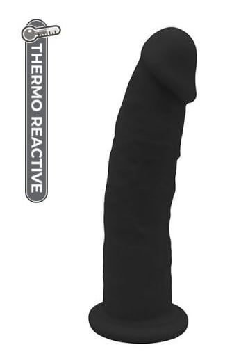 Реалистичный фаллоимитатор Real Love Premium Siicone Dildo - 19 см, черный