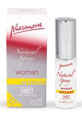 Женские духи с феромонами Hot Pheromone Natural Spray Woman Intense, 5 мл