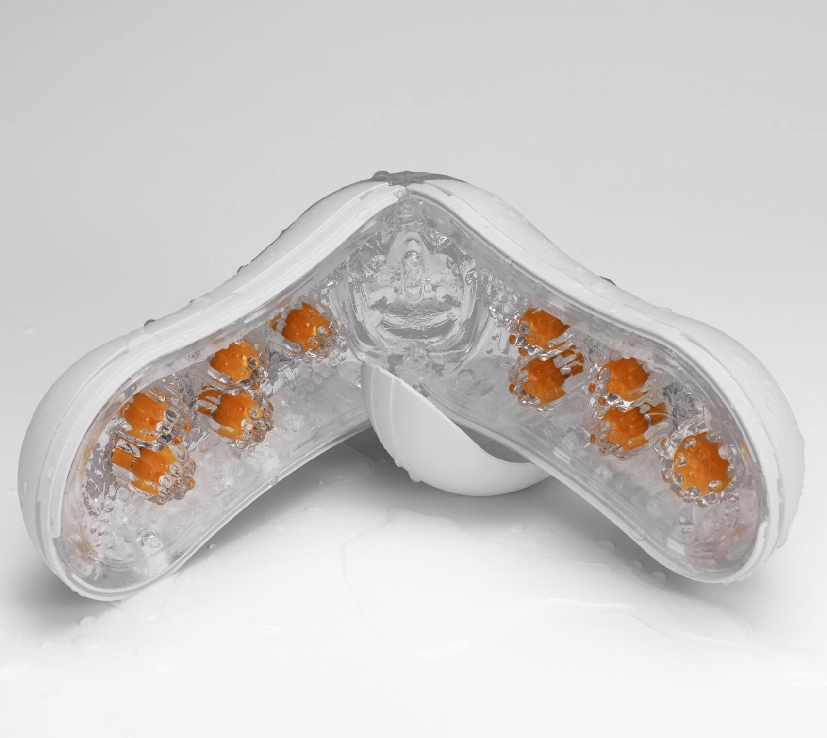Мастурбатор Tenga Flip Orb Orange Crash, оранжевый