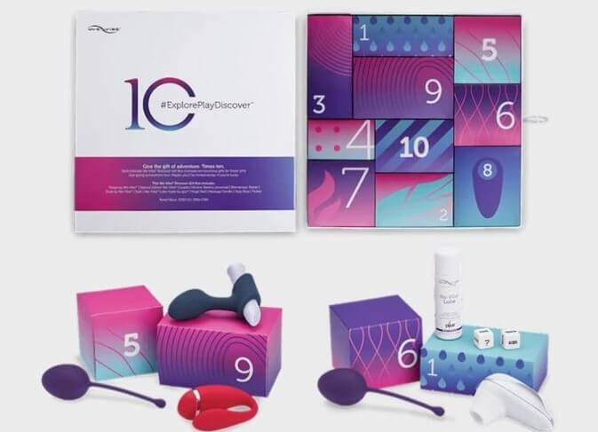 Набор из 10 предметов We-Vibe Discover 10 Sex Toy Gift Box