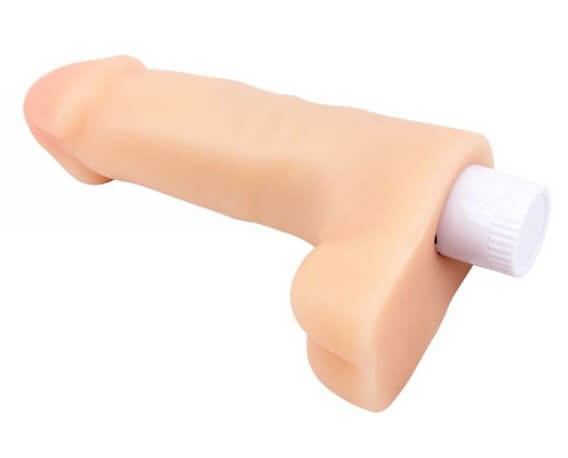 Реалистичный вибратор с мошонкой Real Touch XXX Cock 01, телесный