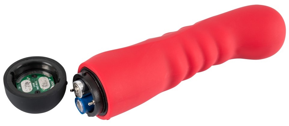 Вибратор Colorful Joy Red Ripple Vibe, красный