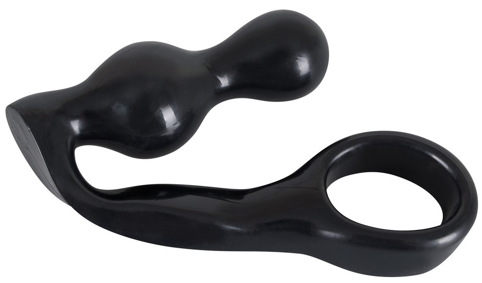 Эрекционное кольцо со стимуляцией простаты The A Fun Anal Cock Ring, черное