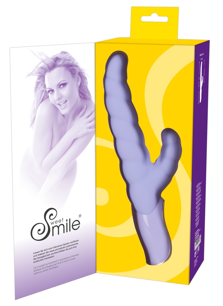 Вибратор кролик с ротацией Smile Rotating Rabbit Vibrator, лиловый