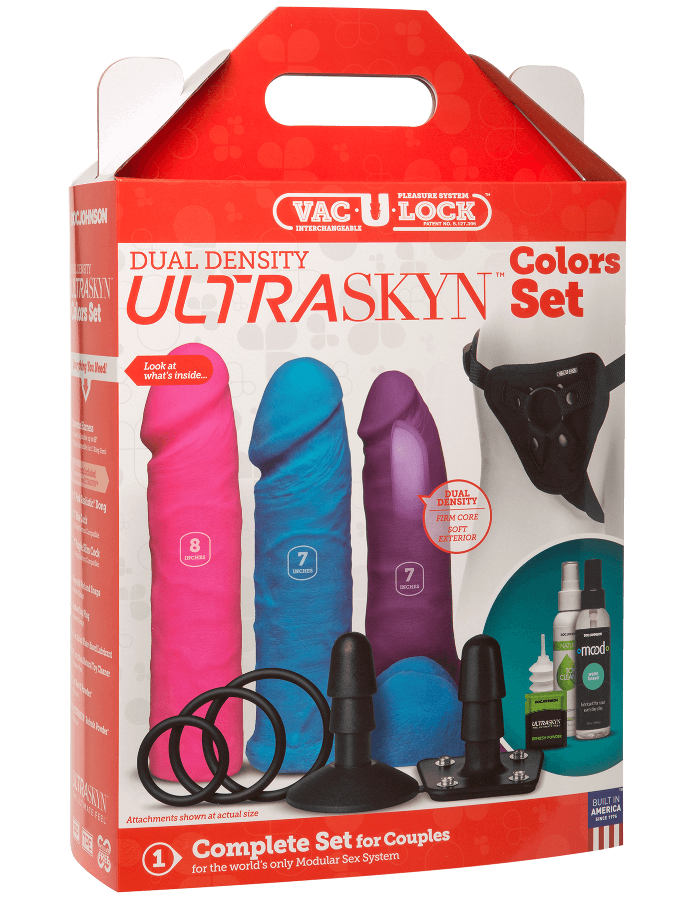 Набор страпонов Dual Density UltraSKYN Colors Set