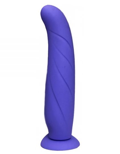 Женский страпон с вибрацией Vibration Dildo Strap-On Remote Control 9, фиолетовый