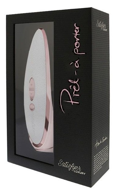 Вакуумный стимулятор клитора Satisfyer Luxury Pret A Porter White