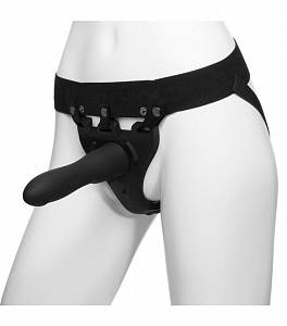 Страпон с вибрацией Body Extensions Be In Charge, черный